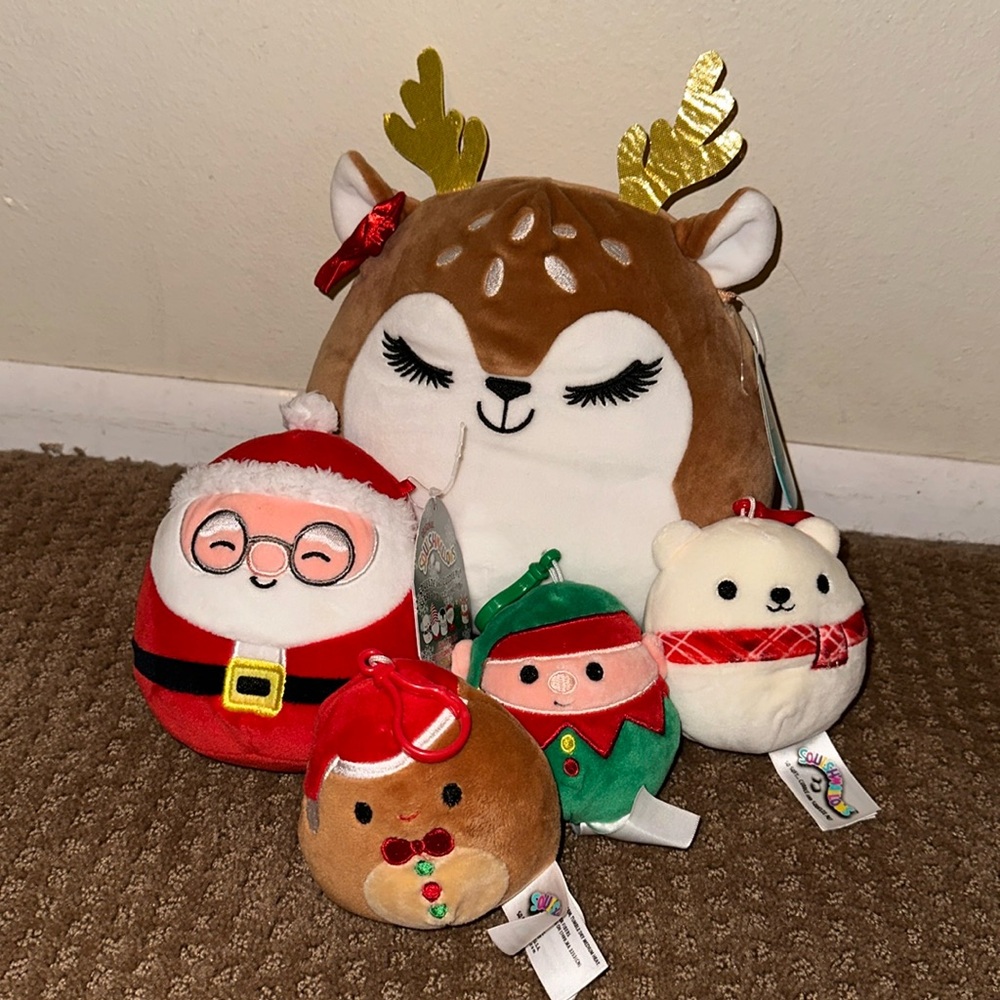 Christmas Squishmallow group